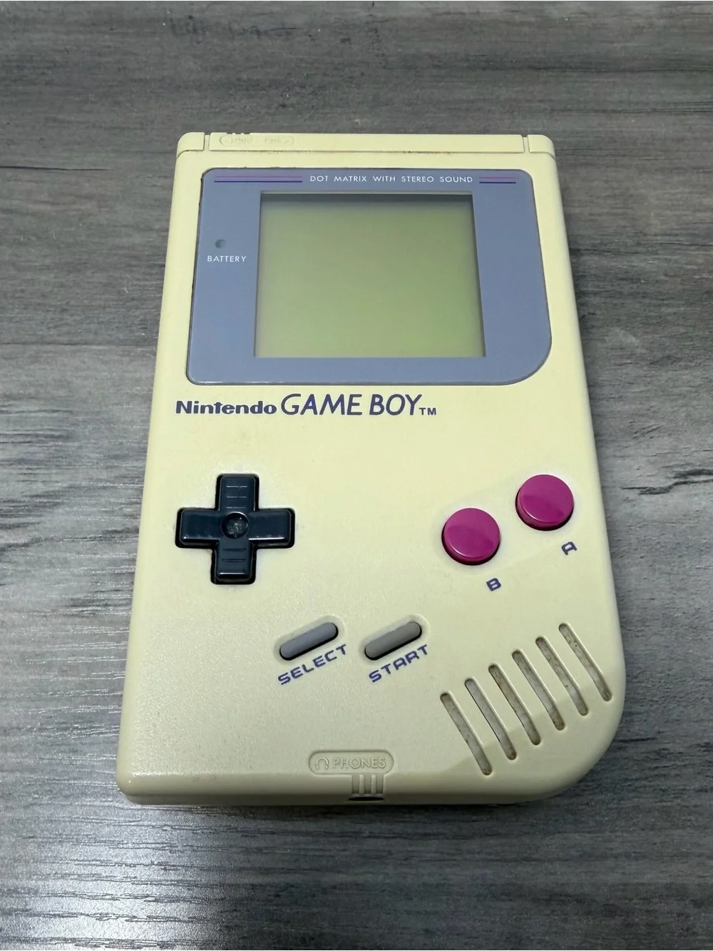 Original Nintendo GameBoy DMG-01 Handheld Console Tested Working ZELDA NOT INCL*